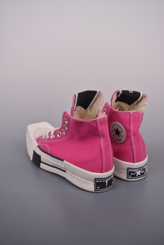 Converse x Rick Owens Turbo Dark 'Black / Pink' view 2