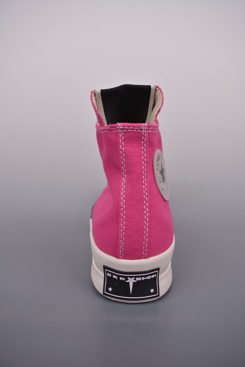 Converse x Rick Owens Turbo Dark 'Black / Pink' view