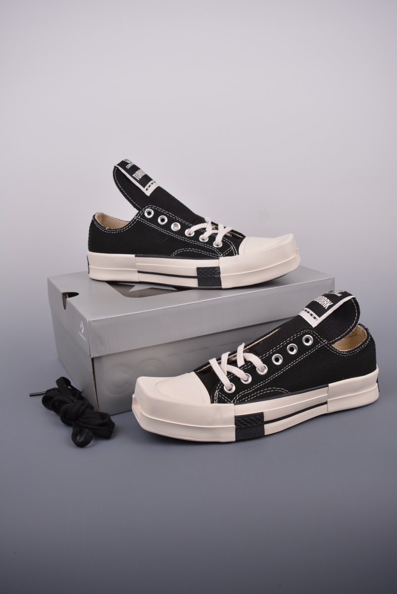 Converse x Rick Owens Turbo Dark 'Black' view