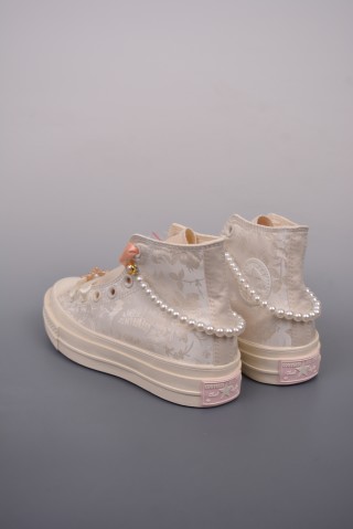 Converse Chuck 1970s 'White / Pink' view 2