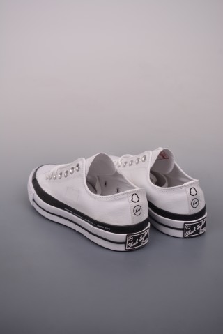 Fragment x Moncler x Converse 1970s 'Black / White' view 2