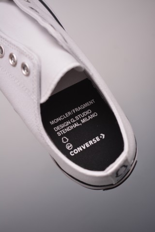 Fragment x Moncler x Converse 1970s 'Black / White' view 9