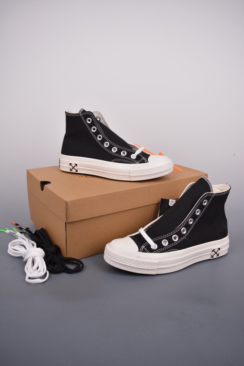 Converse x Off-White Chuck 3.0 'Black / White' view