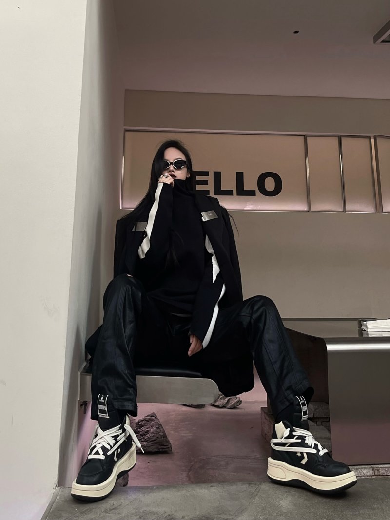 Converse x Rick Owens DRKSHDW view