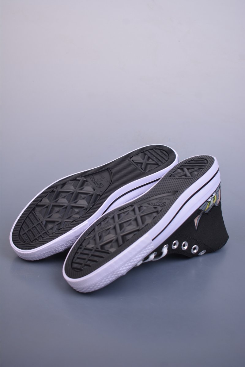 Converse x Tom and Jerry Chuck Taylor 'Black / White' view