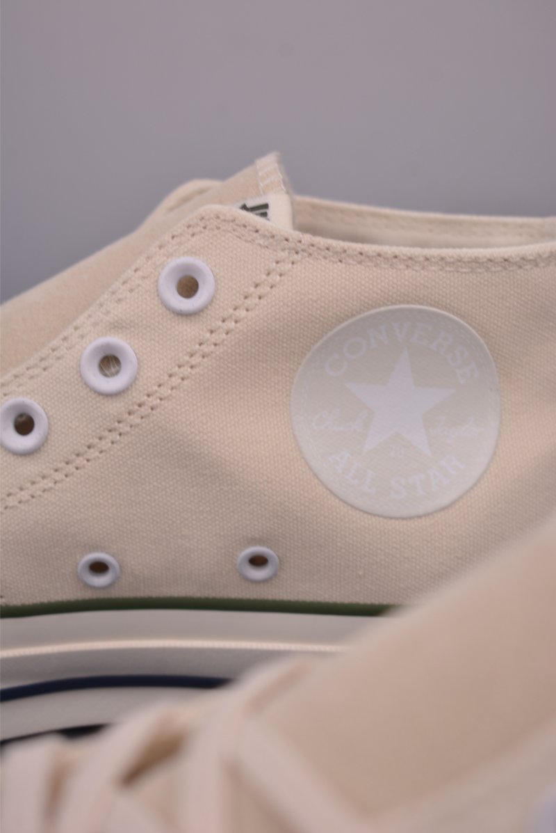 Converse x Undefeated 1970s Mid 'Black / White / Green Camo' view