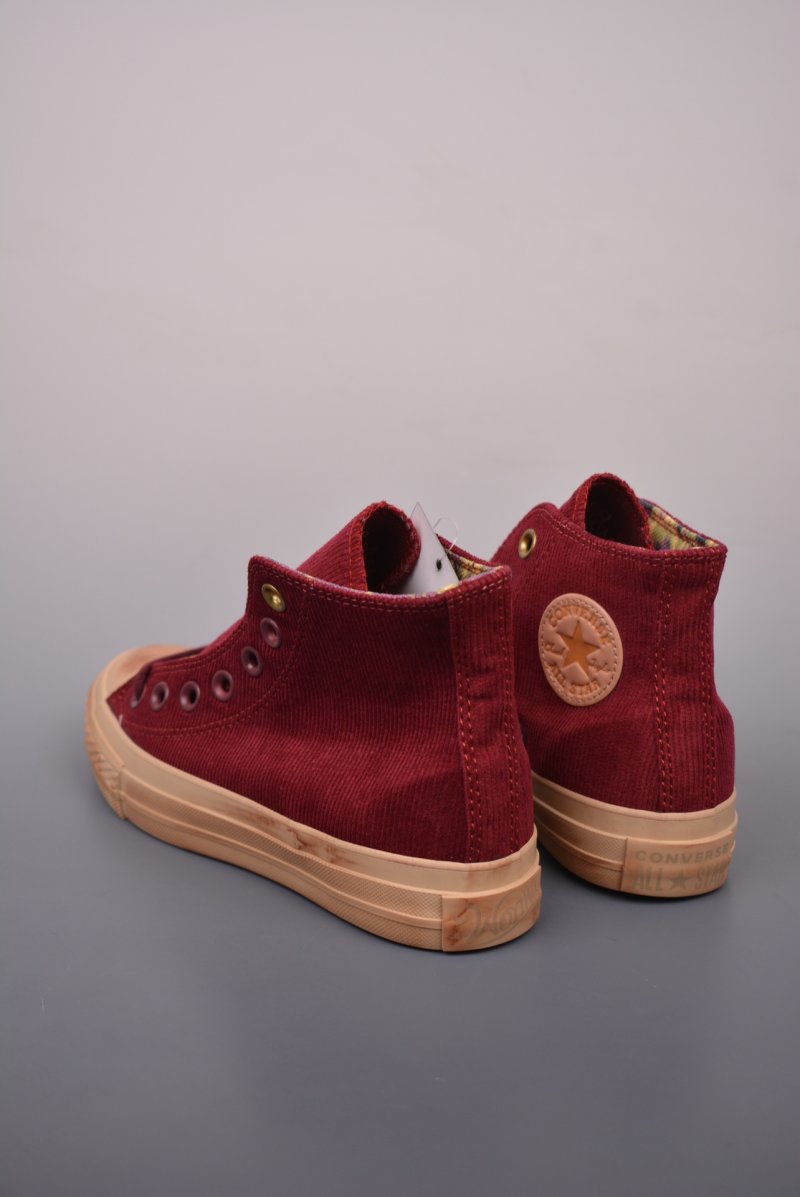 Converse x Wonka Chuck Taylor 'Burgundy / Gold' view