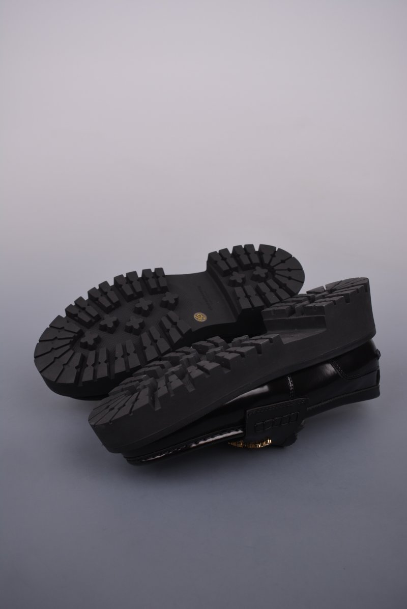 Alexander Wang Carter Platform Loafer 'Black / Gold' view