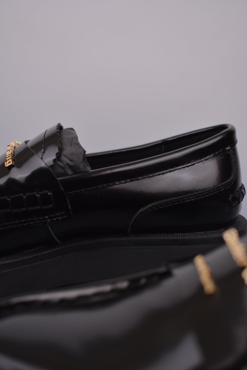 Alexander Wang Carter Platform Loafer 'Black / Gold' view