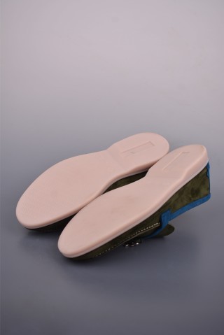 Mocassinq Summer Suede Loafer 'White / Beige' view 3