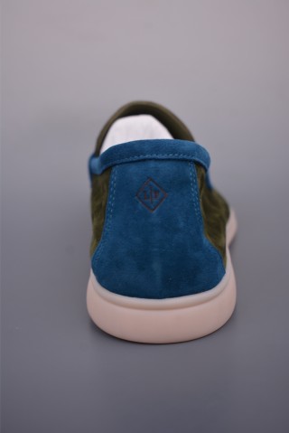 Mocassinq Summer Suede Loafer 'White / Beige' view 4