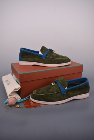 Mocassinq Summer Suede Loafer 'White / Beige' view 5