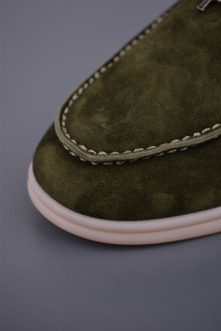 Mocassinq Summer Suede Loafer 'White / Beige' view 6