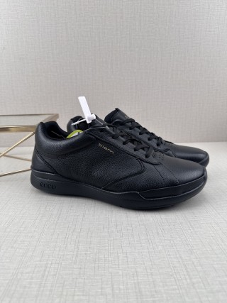 ECCO 5011 Low Top Sneaker 'Black / White' view 3