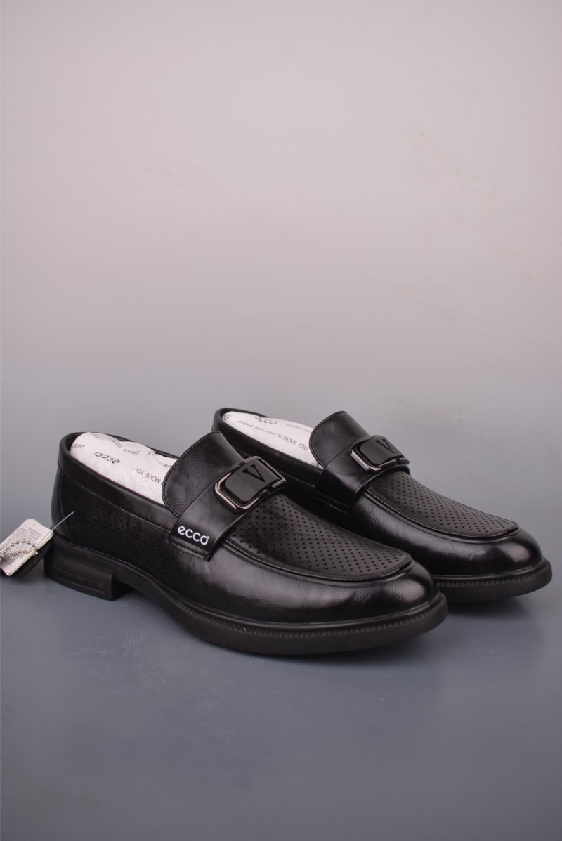 ECCO Slip-On Loafer 'Black / Brown'