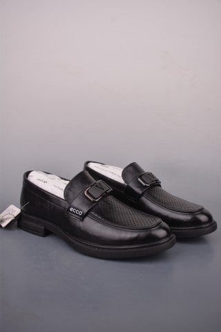 ECCO Slip-On Loafer 'Black / Brown' view 1