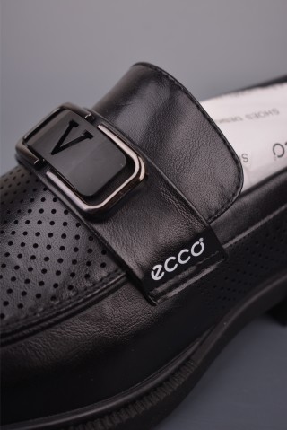 ECCO Slip-On Loafer 'Black / Brown' view 7
