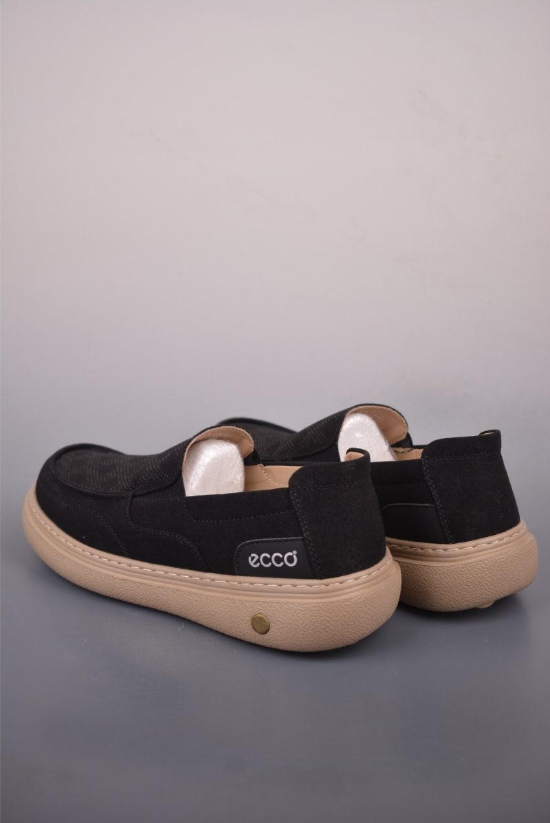 ECCO Driving Loafer 'Black / Brown' view