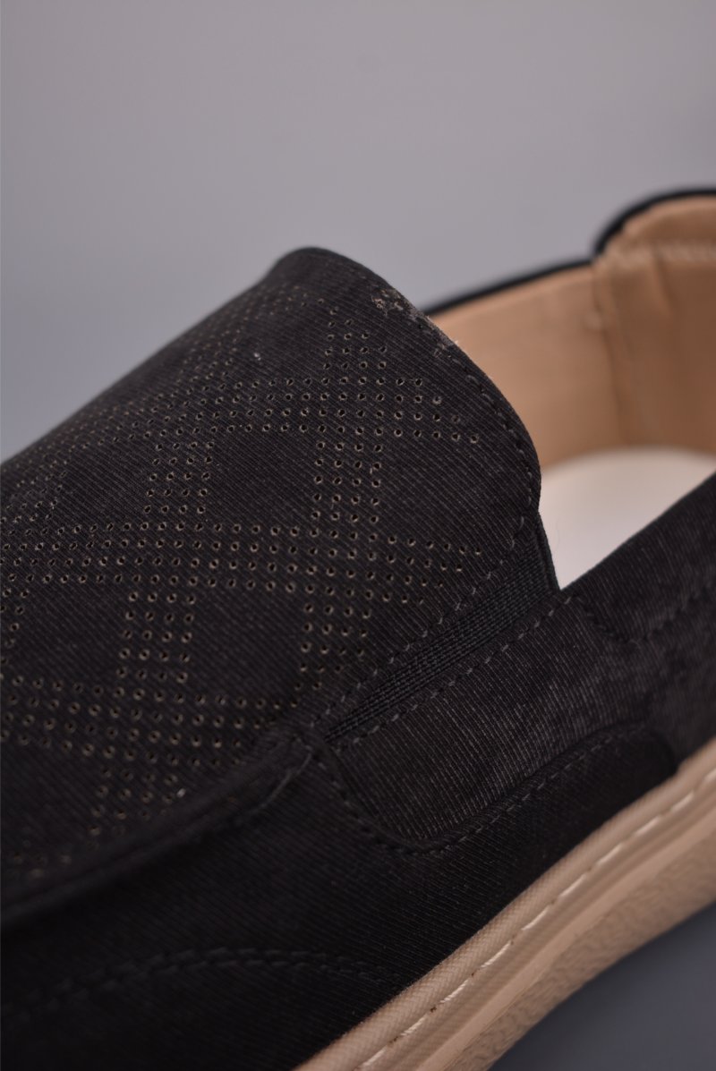ECCO Driving Loafer 'Black / Brown' view