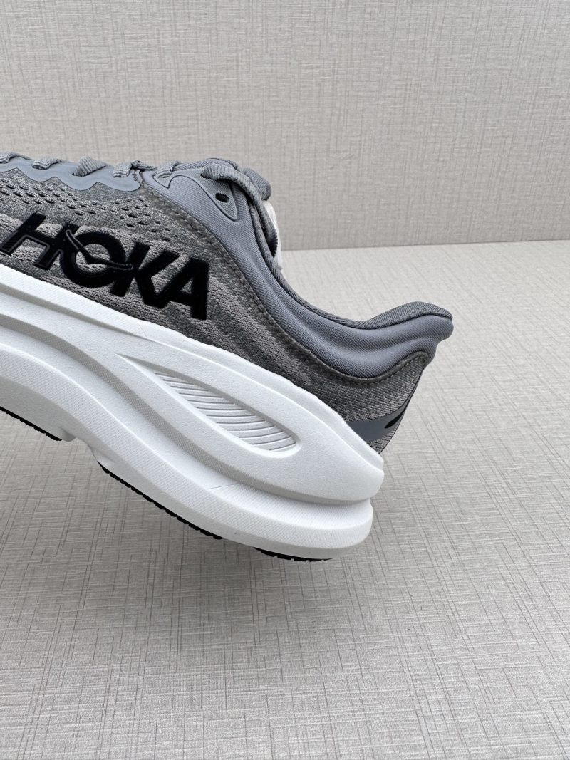 Hoka Bondi 9 Wide 'Grey' view