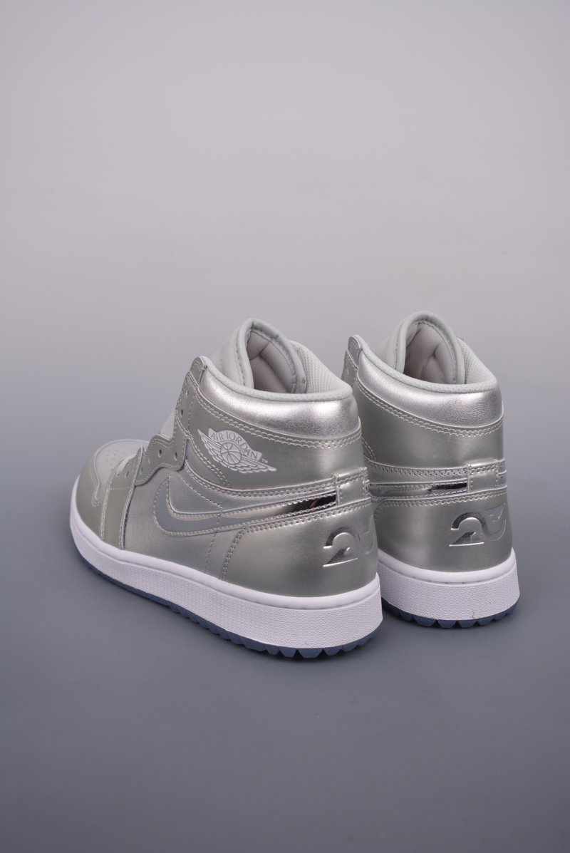 Air Jordan 1 High OG 'White / Silver' view