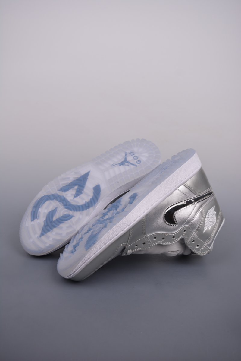 Air Jordan 1 High OG 'White / Silver' view