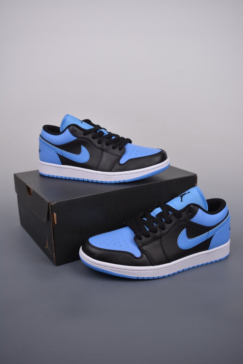 Air Jordan 1 Low 'Black / Blue' view