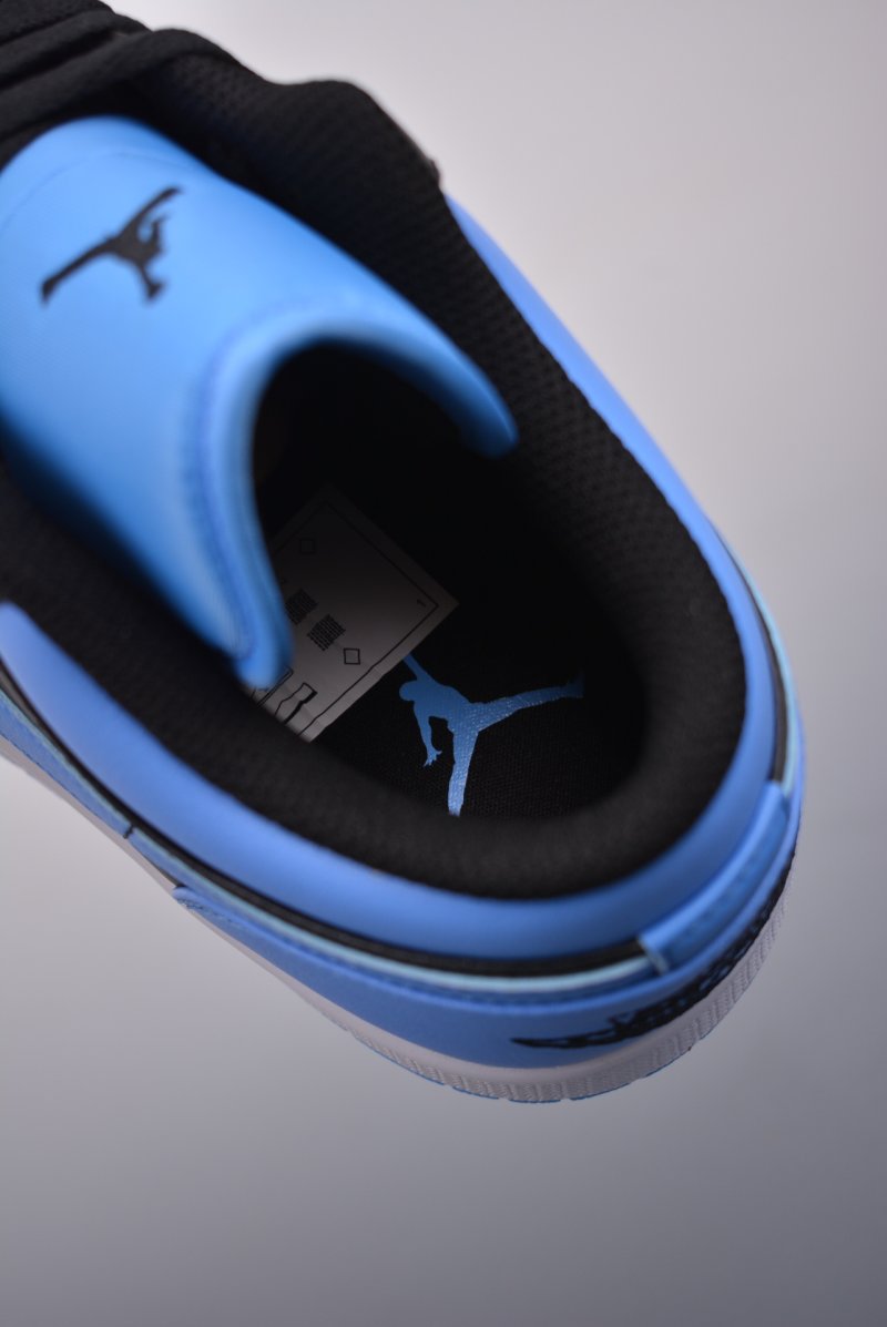 Air Jordan 1 Low 'Black / Blue' view