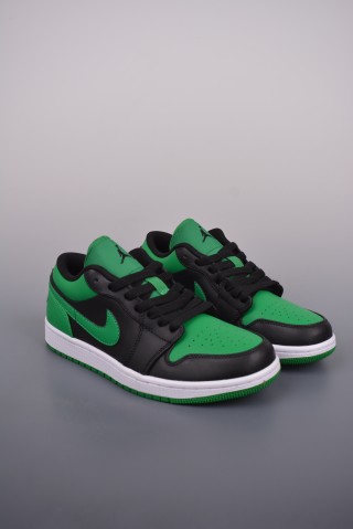 Air Jordan 1 Low 'Black / Green' view 1