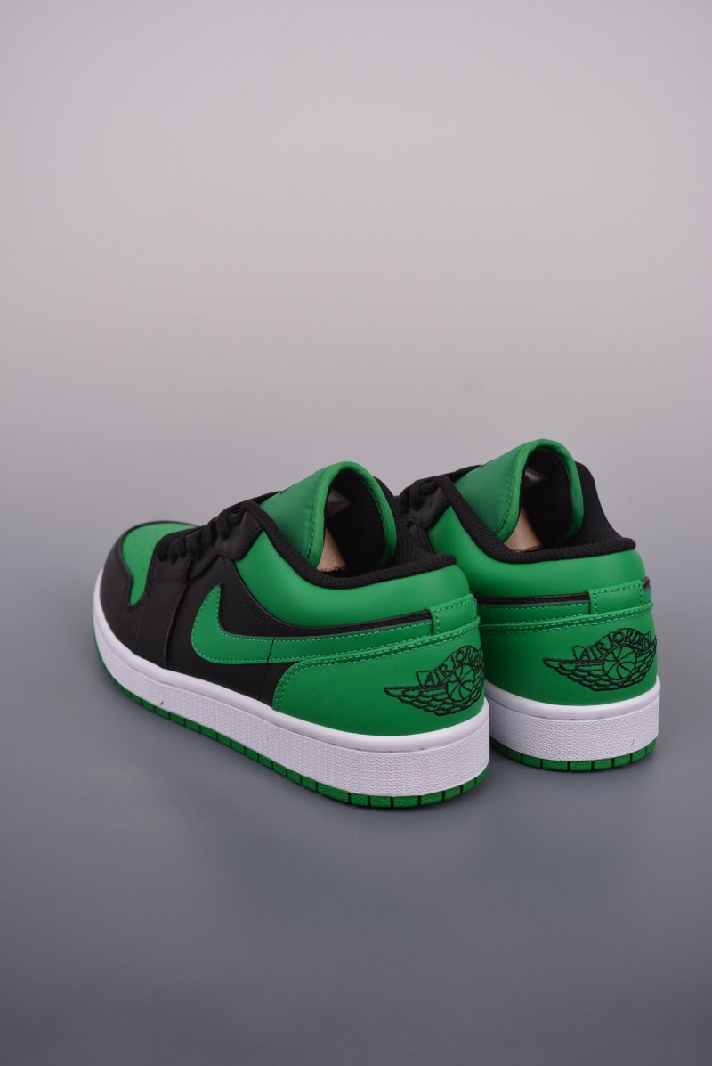 Air Jordan 1 Low 'Black / Green' view