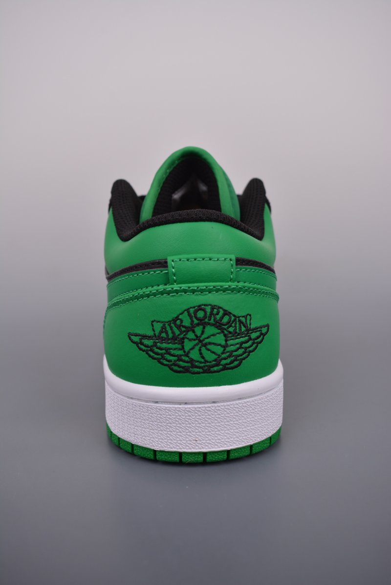 Air Jordan 1 Low 'Black / Green' view