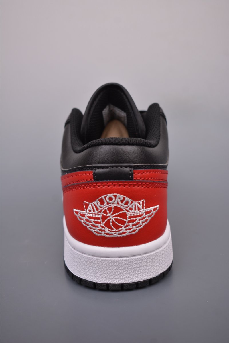 Air Jordan 1 Low 'Black / Red' view