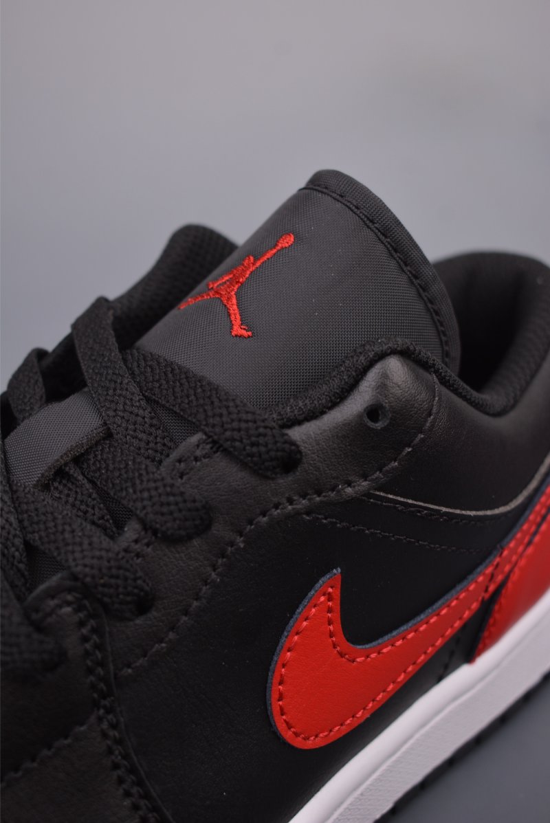 Air Jordan 1 Low 'Black / Red' view