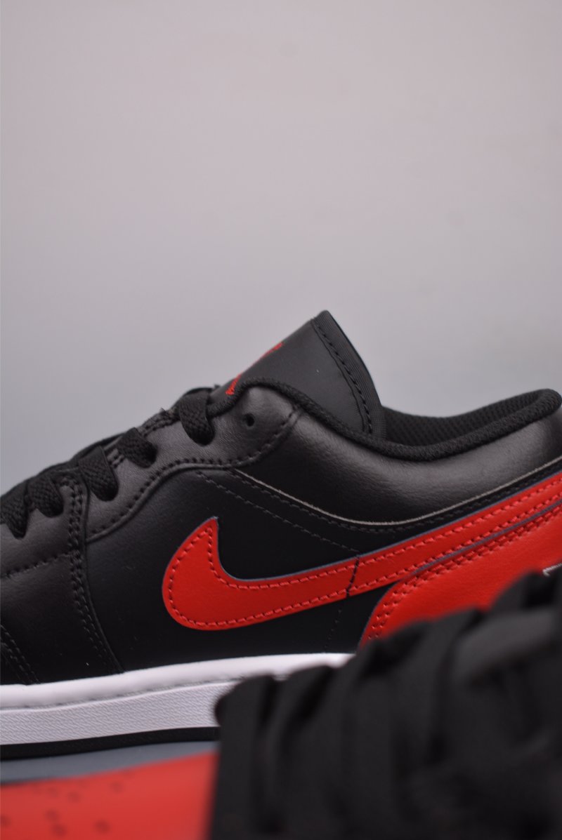 Air Jordan 1 Low 'Black / Red' view