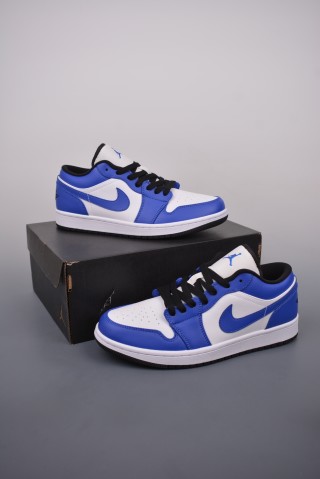 Air Jordan 1 Low 'White / Blue' view 5