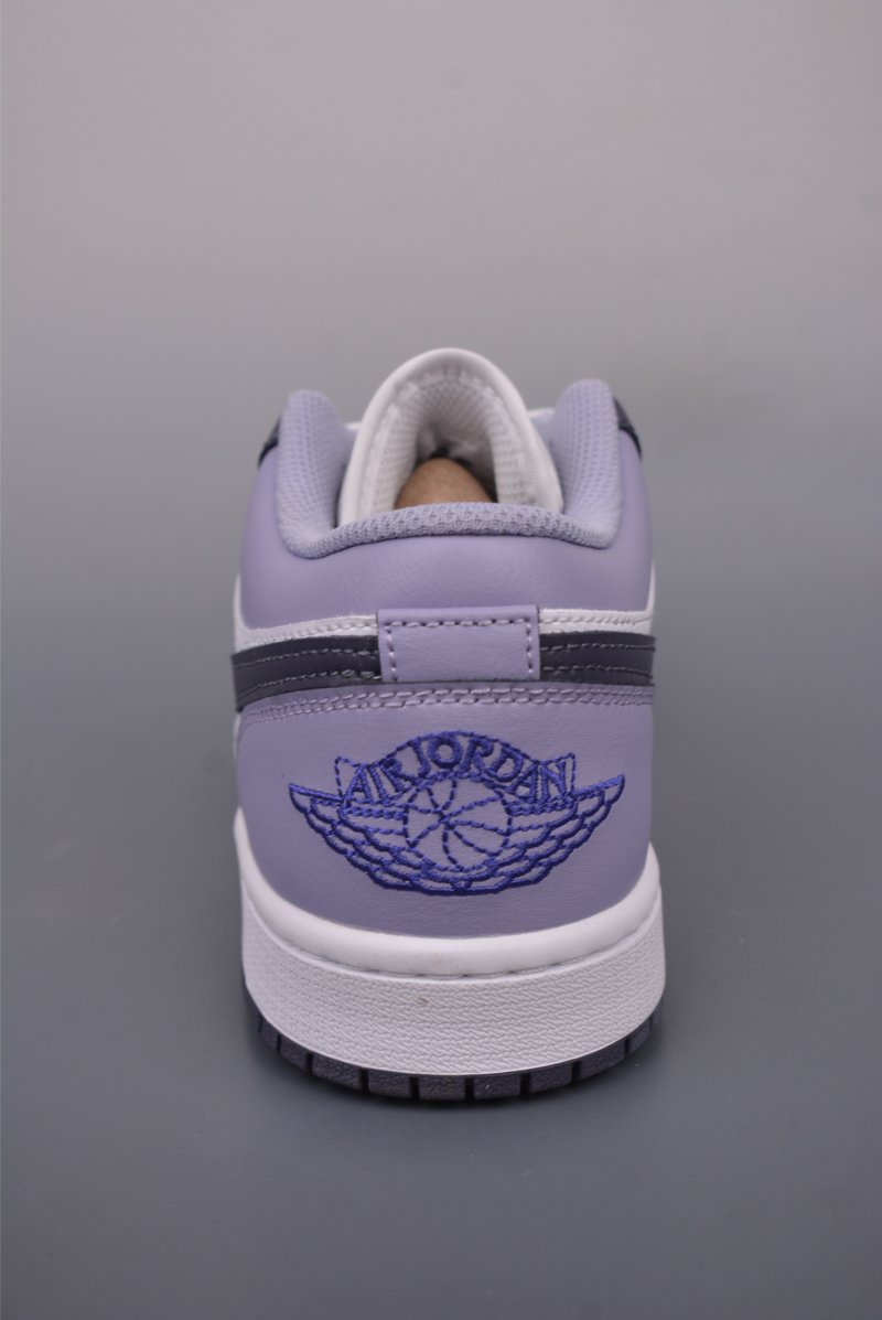 Air Jordan 1 Low 'White / Purple' view