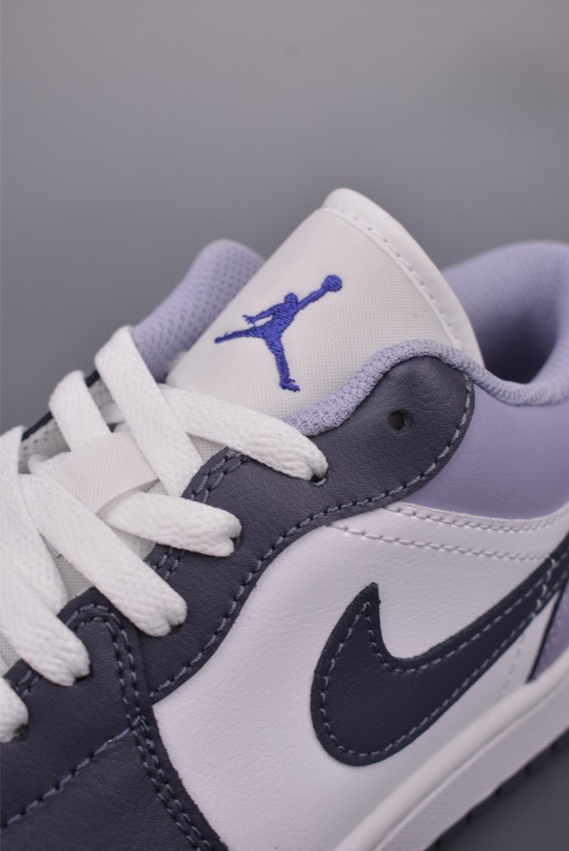 Air Jordan 1 Low 'White / Purple' view