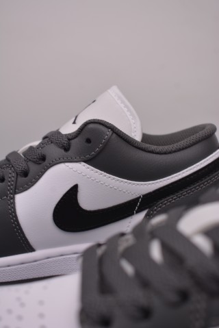 Air Jordan 1 Low 'Black / Grey' view 8