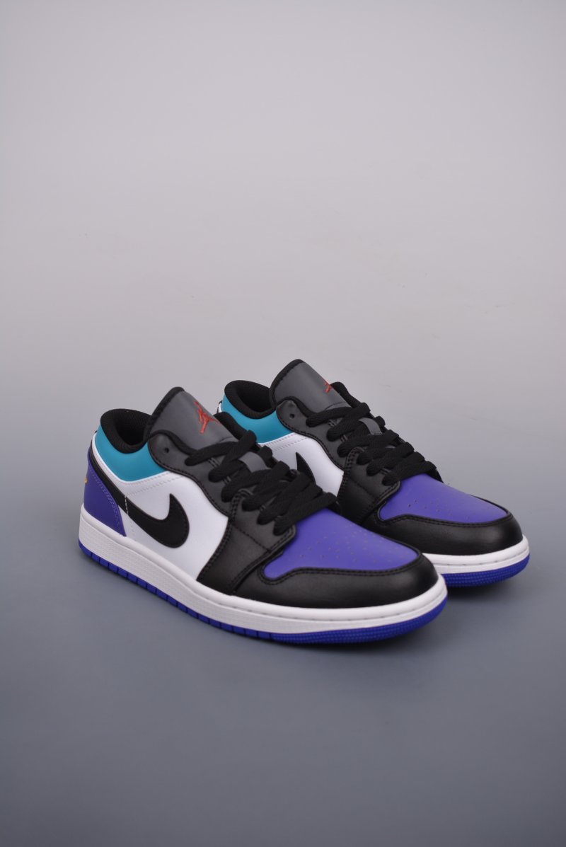 Air Jordan 1 Low 'White / Black / Purple'