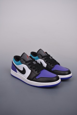 Air Jordan 1 Low 'White / Black / Purple' view 1