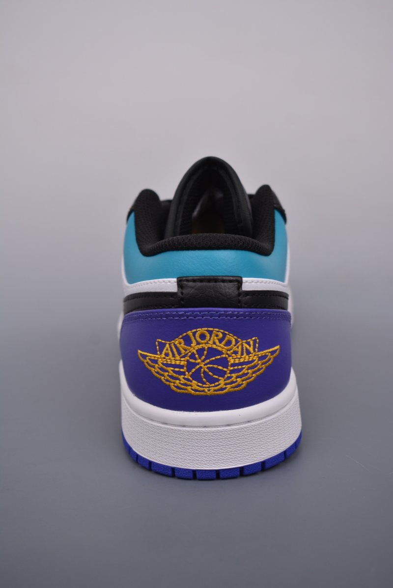 Air Jordan 1 Low 'White / Black / Purple' view
