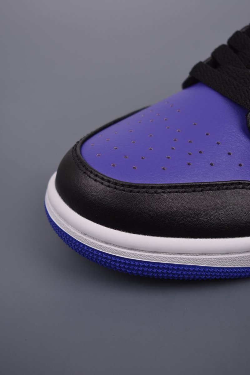 Air Jordan 1 Low 'White / Black / Purple' view
