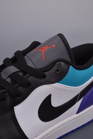 Air Jordan 1 Low 'White / Black / Purple' view 7