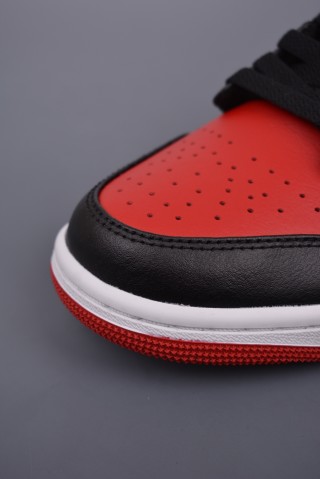 Air Jordan 1 Low 'Black / Red' view 6
