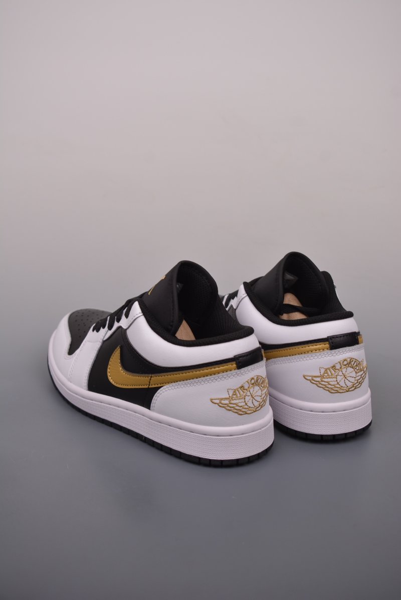 Air Jordan 1 Low 'Black / Gold' view