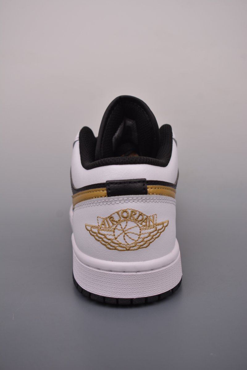 Air Jordan 1 Low 'Black / Gold' view