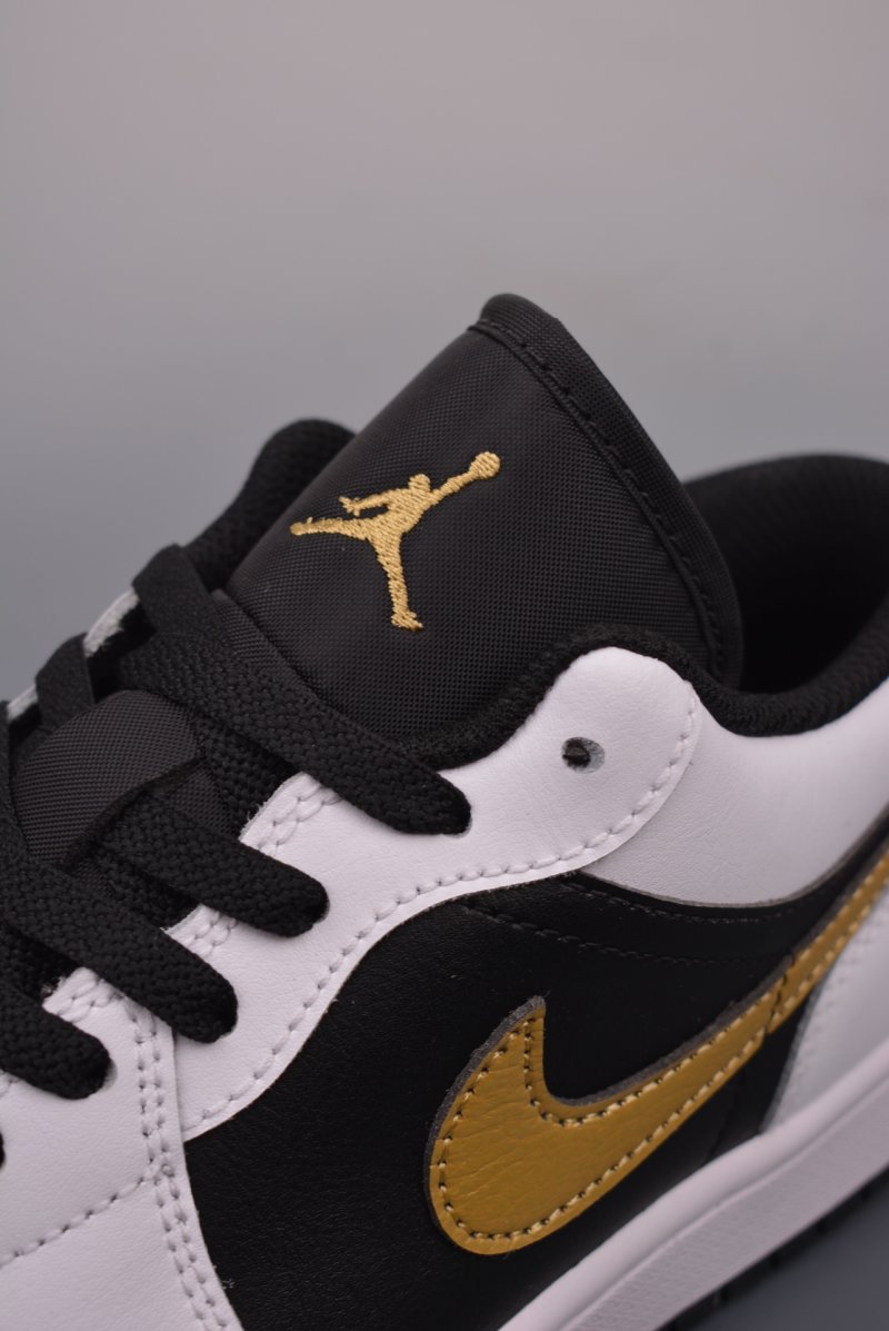 Air Jordan 1 Low 'Black / Gold' view