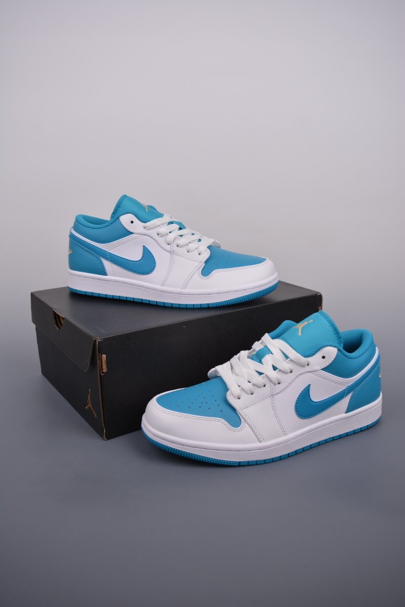 Air Jordan 1 Low 'White / Blue' view