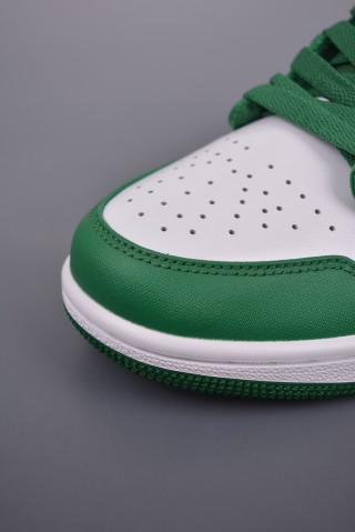 Air Jordan 1 Low 'White / Green' view 6