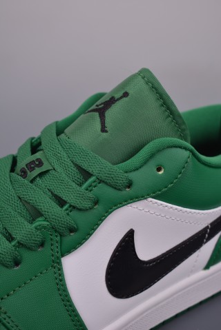 Air Jordan 1 Low 'White / Green' view 7